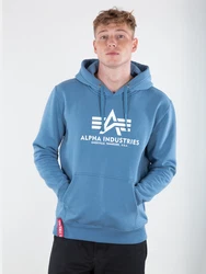 ALPHA INDUSTRIES Sweatshirt blau / wei