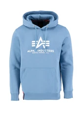 ALPHA INDUSTRIES Sweatshirt blau / wei