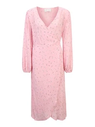 Šaty 'Essa' nebeská modř / růžová / černá / bílá