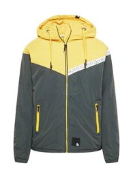 Jacke ''''Jack'''' dunkelgrün / gelb / weiß