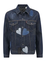 Levi's Upcycling Jeansjacke 'Kelvyn Colt Design' dunkelblau