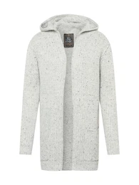 Strickjacke graumeliert