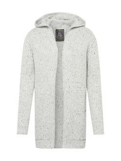 Key Largo Strickjacke graumeliert
