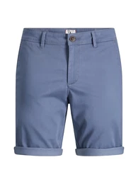 Shorts ''''Bowie'''' taubenblau / schwarz / wei