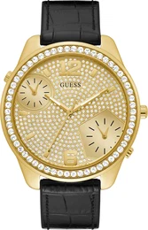 Uhr schwarz / gold