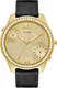 GUESS Uhr schwarz / gold