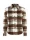 DRYKORN Hemd offwhite / braun