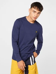 Lyle & Scott Shirt Basic Herren marine/gelb/schwarz