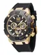 GUESS Uhr schwarz / gold
