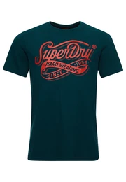 T-Shirt grün / rot