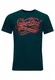 Superdry T-Shirt grün / rot