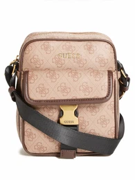 Tasche VEZZOLA beige / dunkelbraun / gold