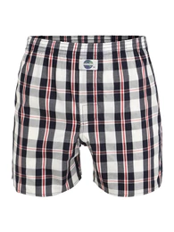 Boxershorts rot / schwarz / wei