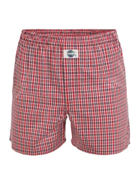 Boxershorts rot / schwarz / wei