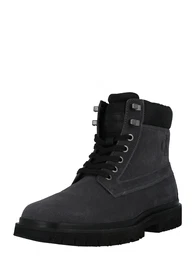 Schnürboots dunkelgrau