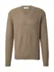 DAN FOX APPAREL Pulover ''''Dylan''''  rjava / temno siva