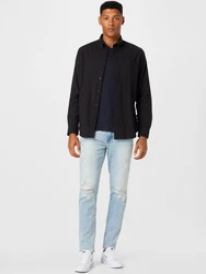 SELECTED HOMME Langarmhemd Rick (1-tlg) schwarz