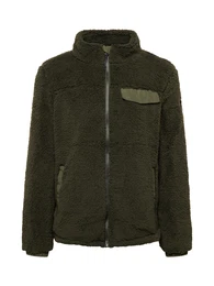Fleecejacke oliv