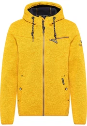 Fleecejacke gelb