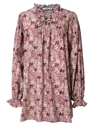 Košilové šaty krémová / světle žlutá / pink / vínově červená