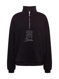Sweatshirt 'Janosch' schwarz / wei