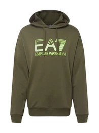 Sweatshirt khaki / kiwi / weiß