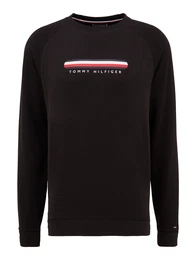 Sweatshirt navy / feuerrot / schwarz / wei