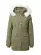 HOLLISTER Zimní parka  béžová / olivová