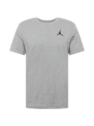 T-Shirt 'Jumpman' graumeliert / schwarz