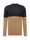 Only & Sons Pullover ''''Nazlo'''' beige / schwarz