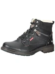 MUSTANG Schnürboots braun/rot/schwarz