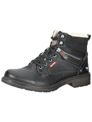 MUSTANG Schnürboots braun/rot/schwarz