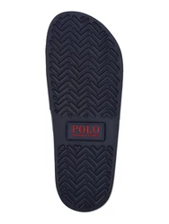 Polo Ralph Lauren Badeschuh Pantolette 'Polo Slide' navy/rot