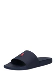 Polo Ralph Lauren Badeschuh Pantolette 'Polo Slide' navy/rot