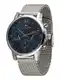 TOMMY HILFIGER Uhr navy / silber