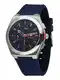 TOMMY HILFIGER Analoguhr navy / rot / silber