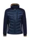 TOM TAILOR Jacke dunkelblau / weiß / goldgelb