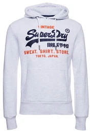 Sweatshirt weiß / marine / orange