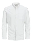 Jack & Jones Langarmhemd JPRBLUBrook OXFORD weiß