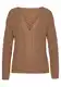 LASCANA Pulover  boja devine dlake (camel)