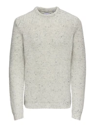 Pullover ''''Nazlo'''' weißmeliert