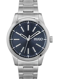 Analoguhr silber / navy