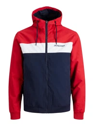 Jacke 'Rush' nachtblau / rot / wei