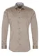 ETERNA Langarm Hemd SUPER SLIM beige / taupe / braun
