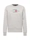 TOMMY HILFIGER Sweatshirt graumeliert / dunkelblau / rot