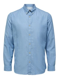 Hemd himmelblau