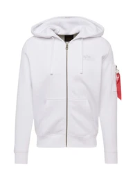Sweatjacke schwarz / wei