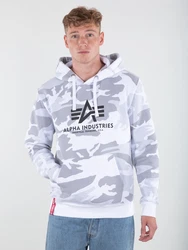 ALPHA INDUSTRIES Sweatshirt Grün/Hellgrau/Weiß/Dunkelgrün/Grau