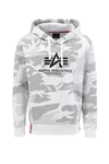 ALPHA INDUSTRIES Sweatshirt Grün/Hellgrau/Weiß/Dunkelgrün/Grau