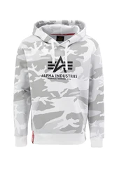 ALPHA INDUSTRIES Sweatshirt Grün/Hellgrau/Weiß/Dunkelgrün/Grau